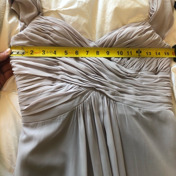 Dessy collection off the shoulder gown - Picture 7 of 8